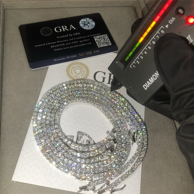 10k 14k 18k Moissanite Hip Hop Chains