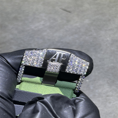 DEF Moissanite Diamond Watch AP  Royal Oak Iced Out Moissanite Watch