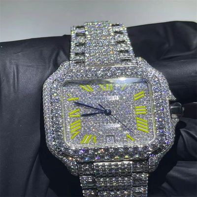 BV Moissanite Iced Out Watch  Stone Studded Watches In Japan