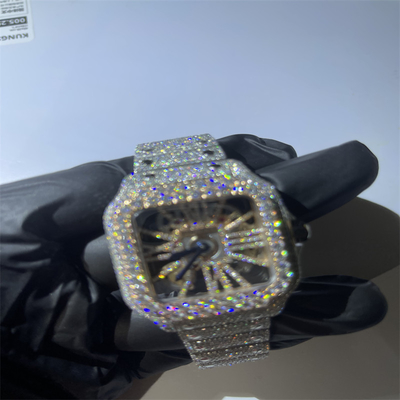 Jewelry Hip Hop Diamond Watches Bust Down GRA Hip Hop Diamond Watches