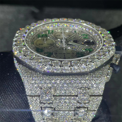 Automatic Ap Iced Out Watch Luxury Brand Bust Down Hip Hop VVS Moissanite Watch